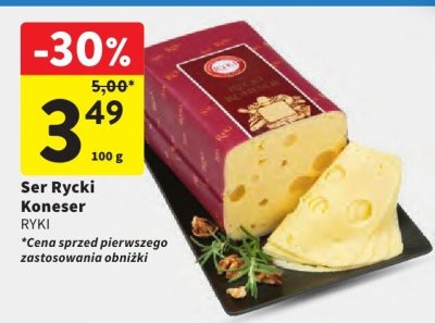 Ser Rycki Koneser RYKI promocja w Intermarche