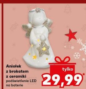 Aniołek z brokatem promocja w Kaufland