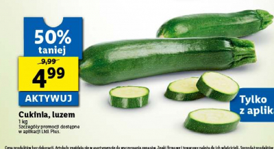 Cukinia Ryneczek lidla promocja w Netto