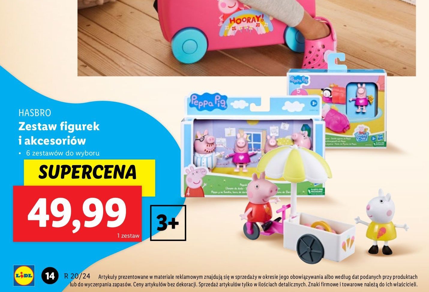 Zestaw figurek rodzina peppy Hasbro promocja