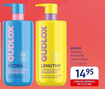 Szampon do włosów GUDLOX, różne rodzaje promocja w Drogerie DM