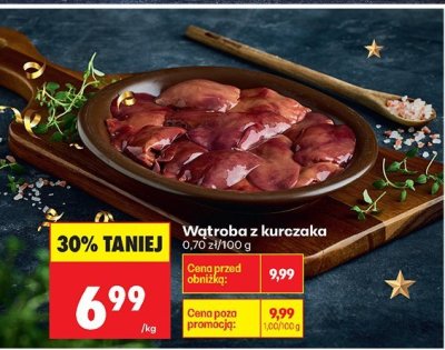 Wątroba z kurczaka promocja w Biedronka