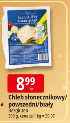 Chleb słonecznikowy/powszedni/biały Bezgluten promocja w Leclerc