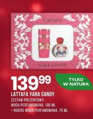 Perfumy Lanfeaer Yara Candy zestaw prezentowy woda perfumowana + rouge woda perfumowana promocja w Drogerie Natura