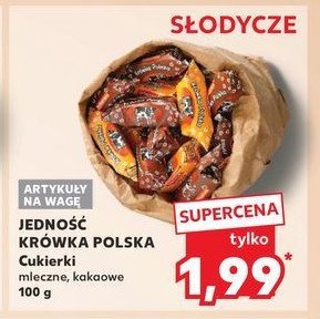 Cukierki krówka polska mleczna Jedność promocja