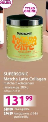 Suplement diety SUPERSONIC Matcha Latte Collagen promocja w Hebe