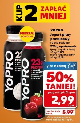 Jogurt pitny proteinowy różne rodzaje promocja w Kaufland