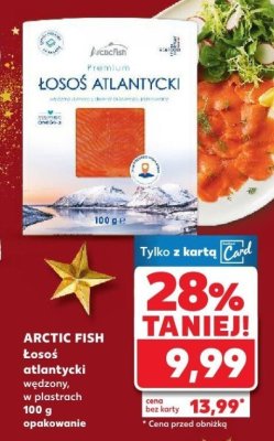 Łosoś atlantycki wędzony w plastrach 100 g promocja w Kaufland