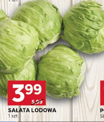 Sałata lodowa promocja w Stokrotka