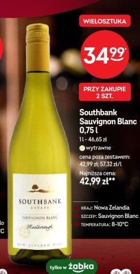 Wino Southbank Sauvignon Blanc 0,75l promocja w Żabka