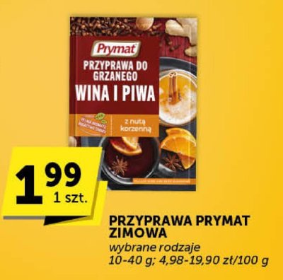 Przyprawa Prymat zimowa wybrane rodzaje promocja w Groszek