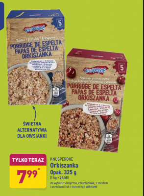 Orkiszanka z 偶urawin膮 i wi艣niami Knusperone promocja