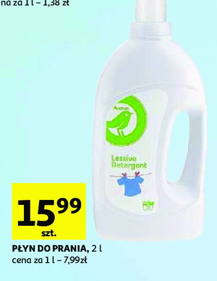 Płyn do prania sensitive Auchan promocja