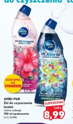 Żel do wc hibiskus Ambi pur promocja