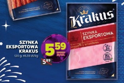 Szynka eksportowa Krakus promocja w Stokrotka