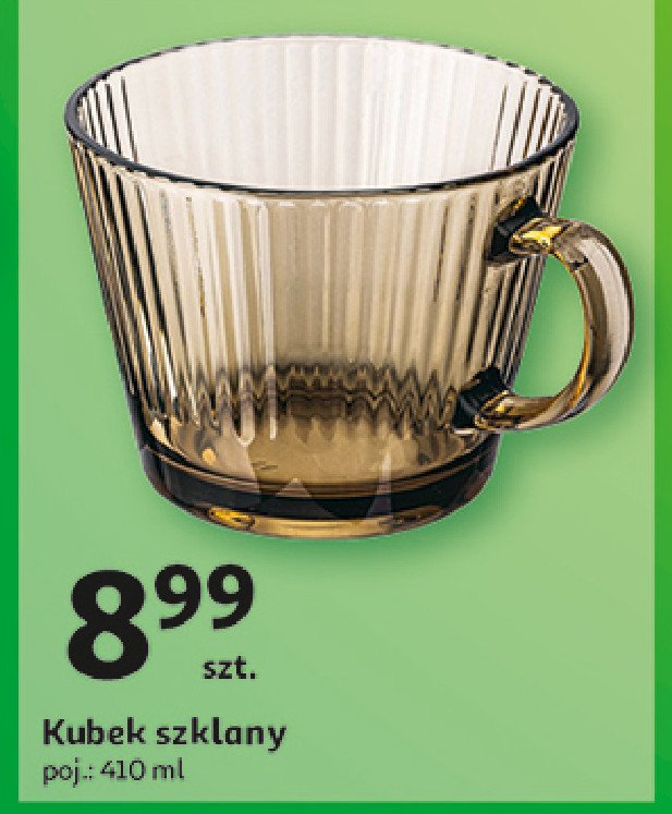 Kubek szklany 410 ml promocja w Auchan