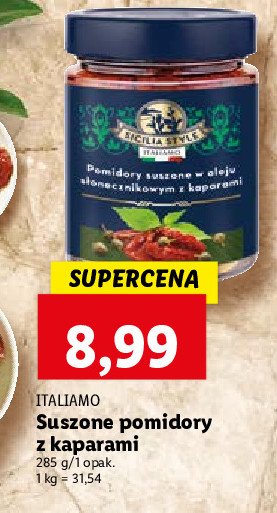 Pomidory suszone z kaparami Italiamo promocja