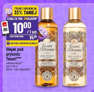 Olejek pod prysznic Tesori d'Oriente promocja w POLOmarket