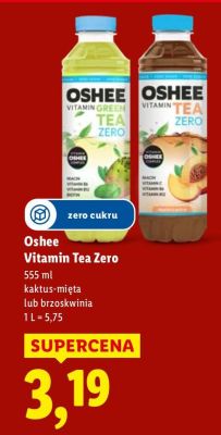 Napój Vitamin Tea Zero kaktus-mięta promocja w Lidl