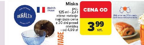 Miska 920 ml DURALEX promocja w Carrefour Market