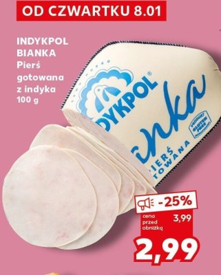 Pierś gotowana z indyka o smaku wędzonym promocja w Kaufland