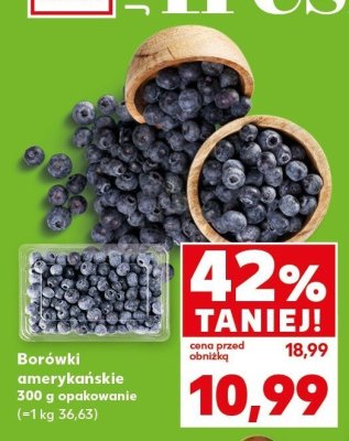 Borówki amerykańskie 300 g promocja w Kaufland
