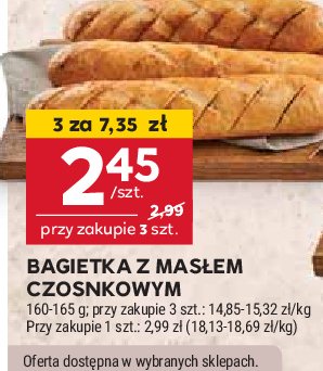 Bagietka z masłem czosnkowym promocja w Stokrotka