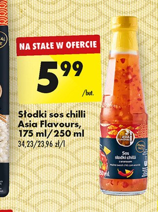 Sos słodki chili z ananasem Asia flavours promocja