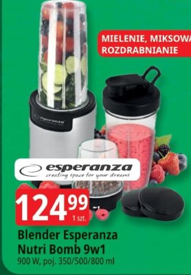 Blender Esperanza Nutri Bomb 9w1 promocja w Leclerc