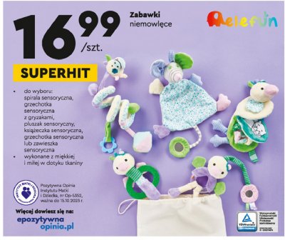 Spirala sensoryczna Elefun promocja