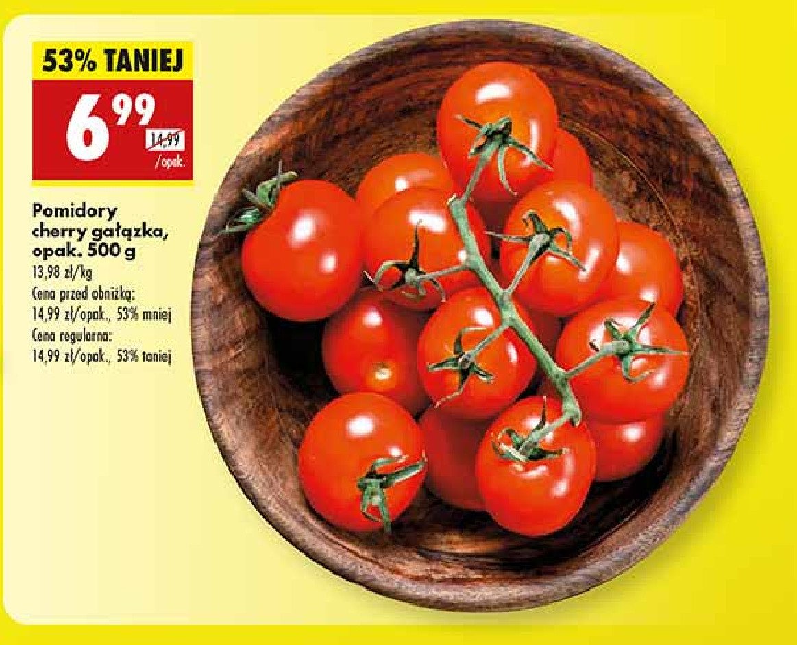 Pomidory cherry promocja