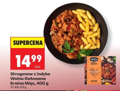 Strogonow z indyka Wolno Gotowane 400 g promocja w Biedronka
