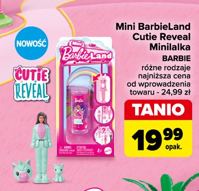 Lalka mini cutie reveal Mattel promocja