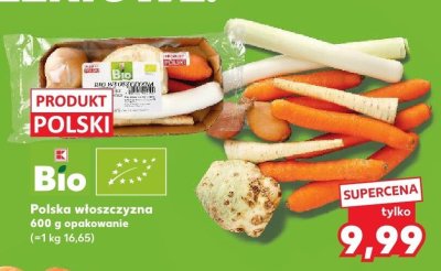Polska włoszczyzna 600 g Bio promocja w Kaufland