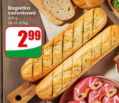 Bagietka czosnkowa promocja w Dino