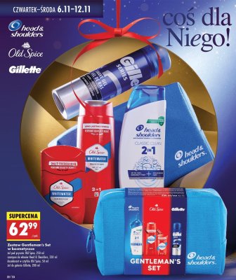 Zestaw Gentleman's Set w kosmetyczce promocja w Biedronka