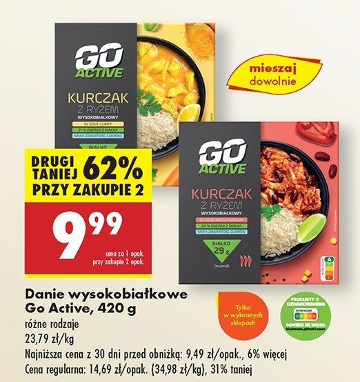 Kurczak w sosie toskańskim Go active promocja