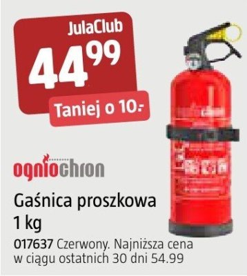 Gaśnica proszkowa ogniochron 1 kg promocja w Jula