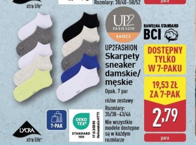 Skarpety damskie rozm. 35/38 Up2fashion promocja