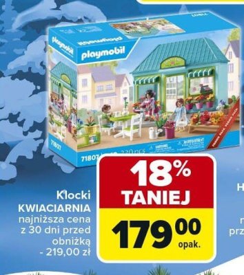 Klocki KWIACIARNIA PLAYMOBIL promocja w Carrefour