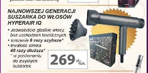 Suszarka do włosów hyperair iq promocja w Auchan