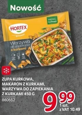 Zupa kurkowa, makaron z kurkami, warzywa do zapiekania z kurkami 450g promocja w Selgros