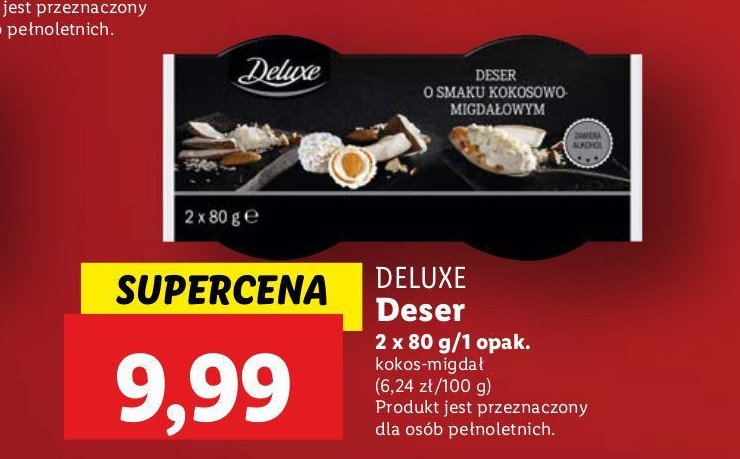 Deser kokosowo-migdałowy Deluxe promocja