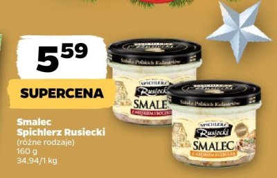 Smalec Spichlerz Rusiecki (różne rodzaje) promocja w Netto