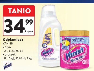 Odplamiacz Vanish promocja w Intermarche
