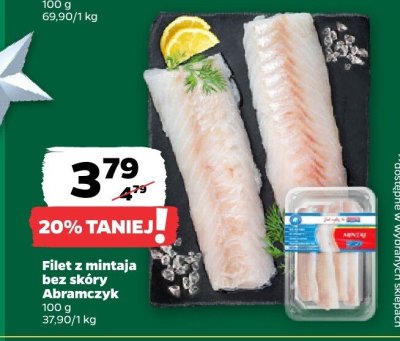 Filet z mintaja bez skóry promocja w Netto