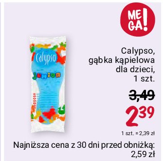 Gąbka kąpielowa Calypso promocja