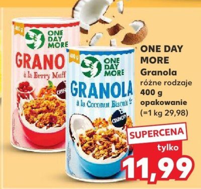 Granola różne rodzaje promocja w Kaufland
