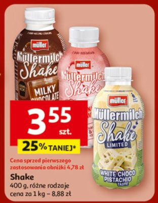 Shake Müller Müllermilch promocja w Auchan