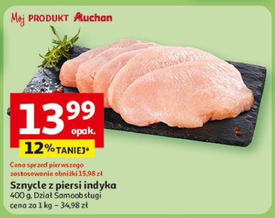 Sznycle z fileta z indyka promocja